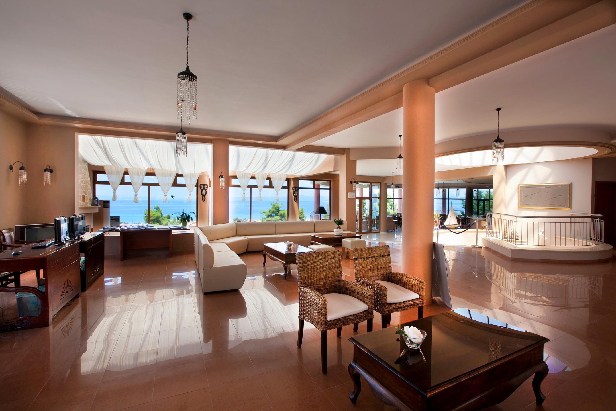 Alia Palace Hotel - Adults Only 16+ Chalkidiki Ngoại thất bức ảnh Lobby